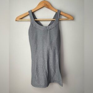 Lululemon Built in Bra Gray Tank Top